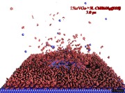 Sputtering of thin benzene overlayer physisorbed at Ag{111} surface by 15 keV Ga