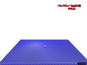 Sputtering of Ag{111} by impact of 15 keV Ga projectile.