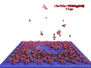 Sputtering of PS4 molecules physisorbed at Ag{111} surface by 15 keV Ga